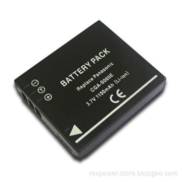 Camera Batteries with 3.7V Voltage and 1250mAh Capacity